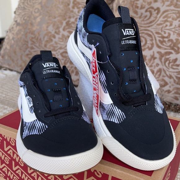 Vans Ultrarange Exo Blur Checker Black/MarshmallwW - Picture 7 of 16